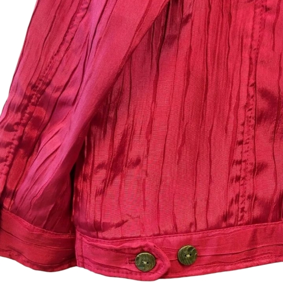 Ruby Rd. Red Quilted Jacket - Picture 2 of 9